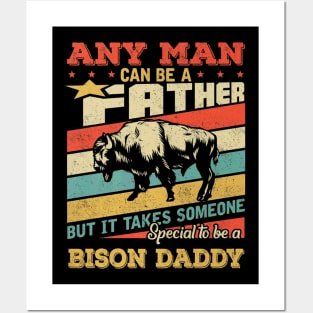 Bison Daddy Father Day Posters and Art